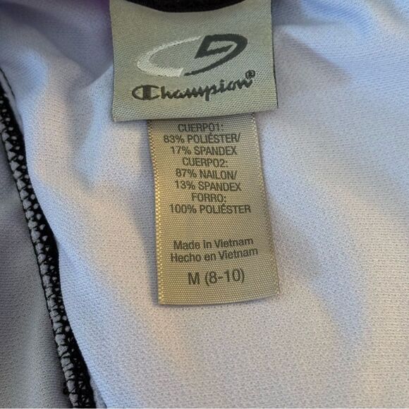 Champion Women's Pink and Black Swimsuit Medium - Picture 3 of 4